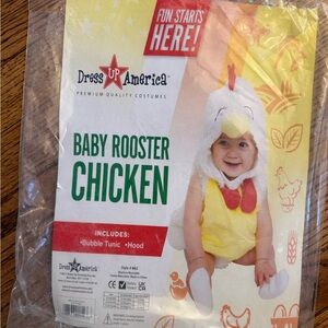 Baby Rooster Chicken Costume - Size 12-24mo